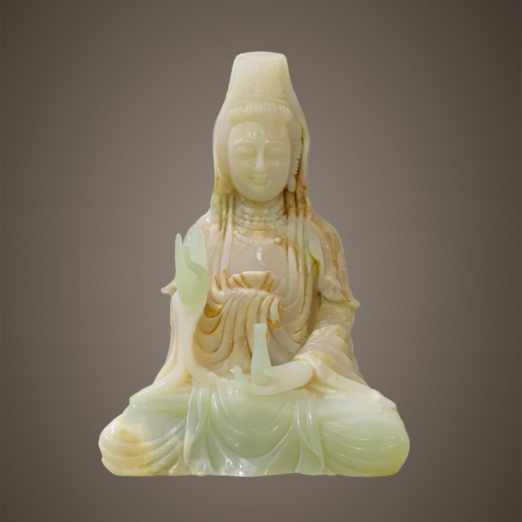 Tượng Phật Bà Quan Âm Ngồi Lục Ngọc