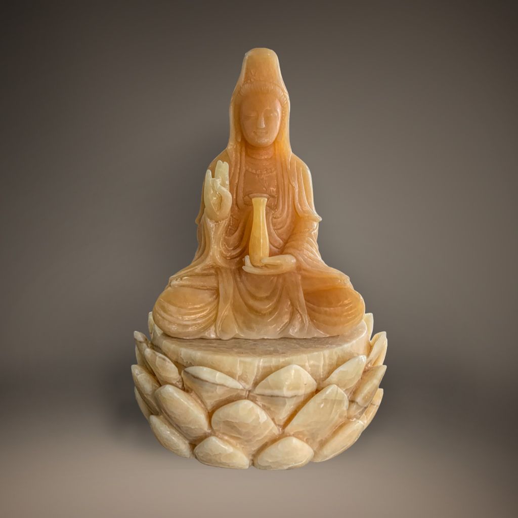 Tượng Phật Bà Quan Âm Ngồi Lục Ngọc