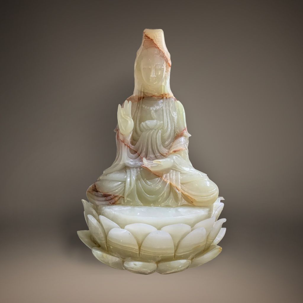 Tượng Phật Bà Quan Âm Ngồi Lục Ngọc