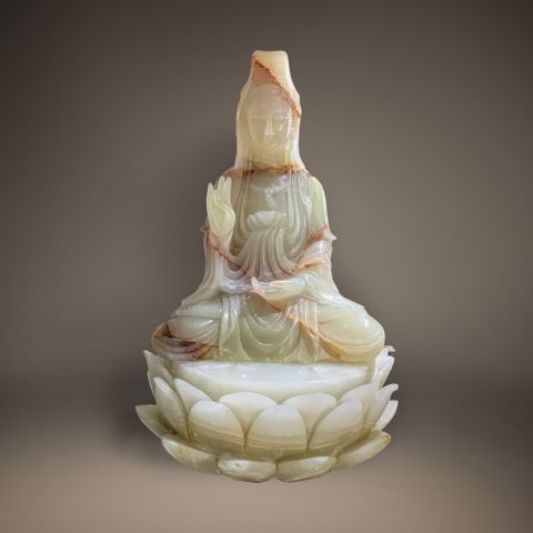 Tượng Phật Bà Quan Âm Ngồi Lục Ngọc