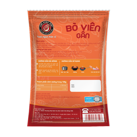  Bò viên gân 500g 