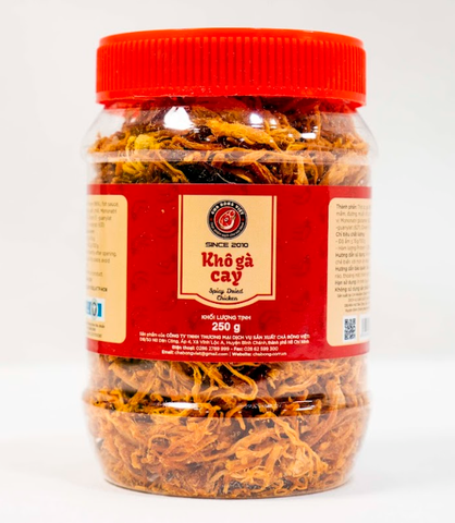  Khô gà cay hủ 250g 