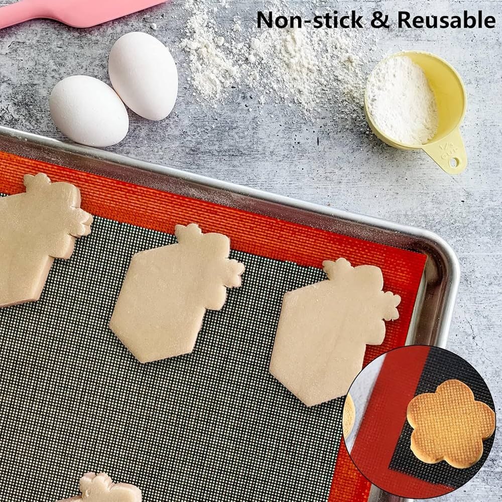  Tấm lót nướng Silicon có lỗ thoáng khí- Sanneng ( Breathable Silicone Baking Mat) 