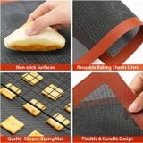  Tấm lót nướng Silicon có lỗ thoáng khí- Sanneng ( Breathable Silicone Baking Mat) 