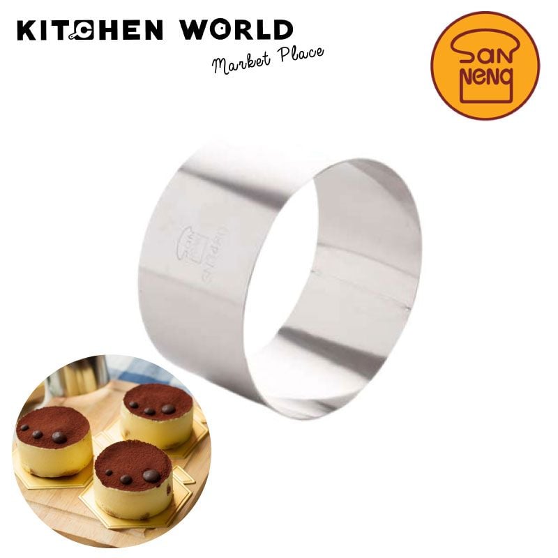  Khuôn ring Sanneng- Khuôn nướng croissant tròn- Khuôn bánh Mousse Sanneng 