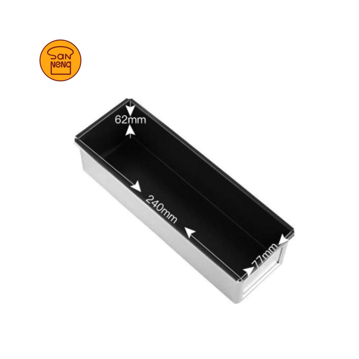 Khuôn chống dính chữ nhật 250g Sanneng SN2133 