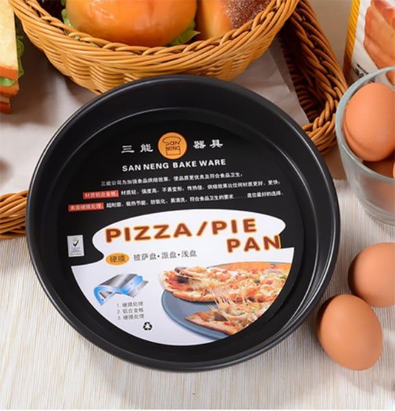  Khuôn Pizza thành cao- Khuôn pizza nhân nhồi, pizza Chicago Sanneng các cỡ 6,7,8inch 