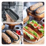  Khuôn oval hotdog chống dính Sanneng - SN6866 