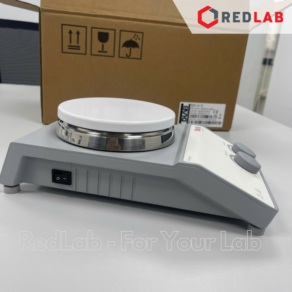 Máy khuấy từ gia nhiệt DLAB MS-H-S (8030211010) max 1500 rpm, 340°C, 20 lít H2O, Ø 135mm, có VAT