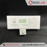Lamen kính hiển vi GREETMED 22x22mm dày 0.16-0.19mm (hộp 100 cái) lammel / cover glass, có VAT