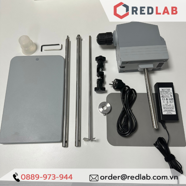 Máy khuấy đũa 20L DLAB OS20-S Package, max 2200rpm, 40Ncm, màn hình LED, gồm chân giá, kẹp & cánh khuấy, có VAT