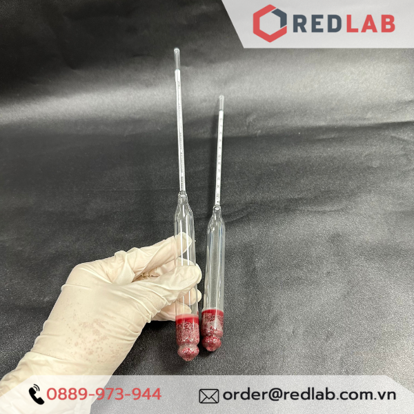 Tỷ trọng kế 1.100-1.200 : 0.001 g/ml Tp 20°C ALLA 3010FG110/20-QP hydrometer, có VAT