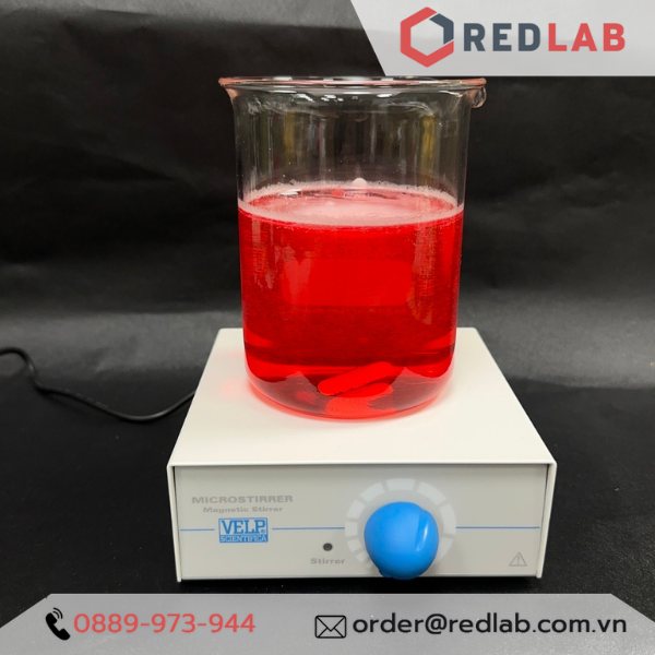 Máy khuấy từ không gia nhiệt MICROSTIRRER (F203A0161) hãng VELP - Ý, max 1100 vòng/phút 5 lít (H2O), có VAT