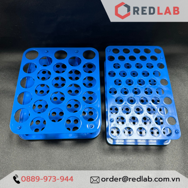 Giá đựng - giá đỡ ống ly tâm falcon 15ml và 50ml BIOLOGIX (PP Centrifuge Tube Racks) có thể tháo lắp, có VAT