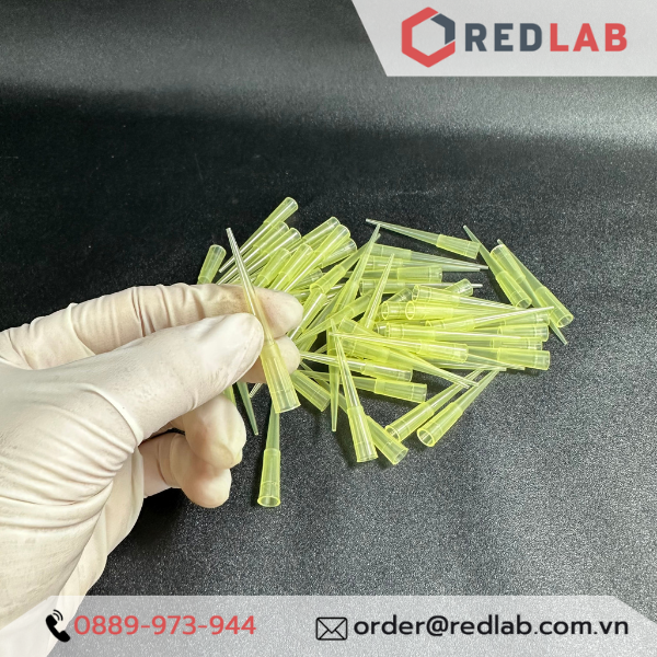 [Gói 1000 cái] Đầu tip FL Medical trắng 10ul, vàng 200ul có khía / không khía, universal microtips, có VAT