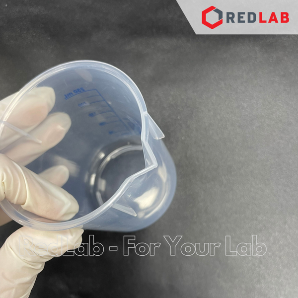 Ca nhựa PP không quai vạch in xanh ONELAB 50 100 250 500 1000 2000 3000 5000 ml, cốc đong thí nghiệm, chịu nhiệt, có VAT