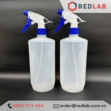 Bình xịt phun sương 250ml 500ml 1000ml nhựa LDPE, điều chỉnh được đóng / mở, phun sương / phun tia, có VAT