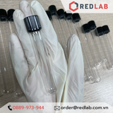 Ống nghiệm có nắp ONELAB Ø 13 16 18 20 25 mm, thuỷ tinh boro 3.3 chịu nhiệt, nắp vặn nhựa PP đen, có VAT