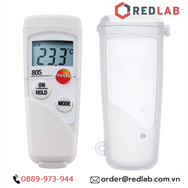 Máy Đo Nhiệt Độ, Nhiệt kế Hồng Ngoại,  -25 đến +250 °C – Đức – Testo 805, chính hãng, BH 12T, có VAT
