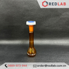 Bình định mức Nâu BIOHALL 1 2 5 10 20 25 50 100 200 250 500 ml 1L 2L 5L 10L, class A, nút nhựa, vạch sơn xanh, có VAT