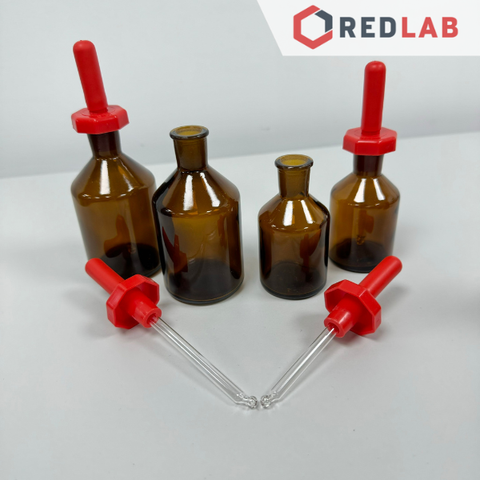 Chai công tơ gút trắng/ nâu 60ml 125ml - Redlab