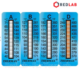 Dụng cụ kiểm tra nhiệt độ Thermax hãng TMC 10 Level, range A B C D E (pack 10 temperature indicating strips) có VAT