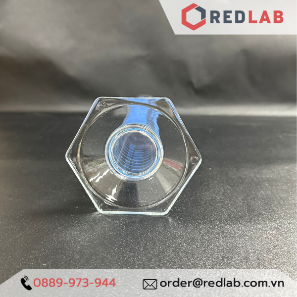 Ống đong thủy tinh SIMAX Class A 5 10 25 50 100 250 500 1000 ml, đế lục giác, vạch xanh, Measuring Cylinder, có VAT