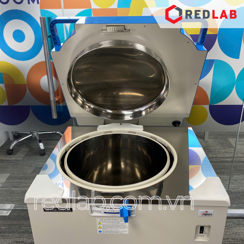 Nồi hấp tiệt trùng, Model: HV-85 Hãng sx: Hirayama (Nhật Bản) Xuất xứ: Nhật Bản