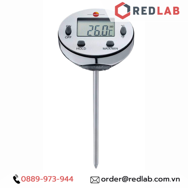 Nhiệt kế – nhiệt độ mini chống nước -20 đến +230 °C – Testo 0560 1113, chính hãng, BH 12T, có VAT