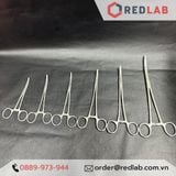 Pen / panh kẹp thẳng / cong Pakistan 12 14 16 18 20 24 cm, không mấu, có gờ, dùng trong lab thí nghiệm, có VAT