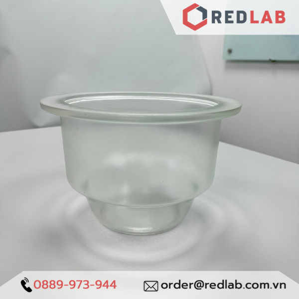 Bình hút ẩm trắng không vòi ONELAB 150 180 210 240 300 350 400 450 mm, dùng lưu trữ, làm khô mẫu thí nghiệm, có VAT