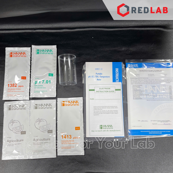Máy đo pH / EC / TDS / Nhiệt độ Hanna HI9811-51, giá tốt, có VAT
