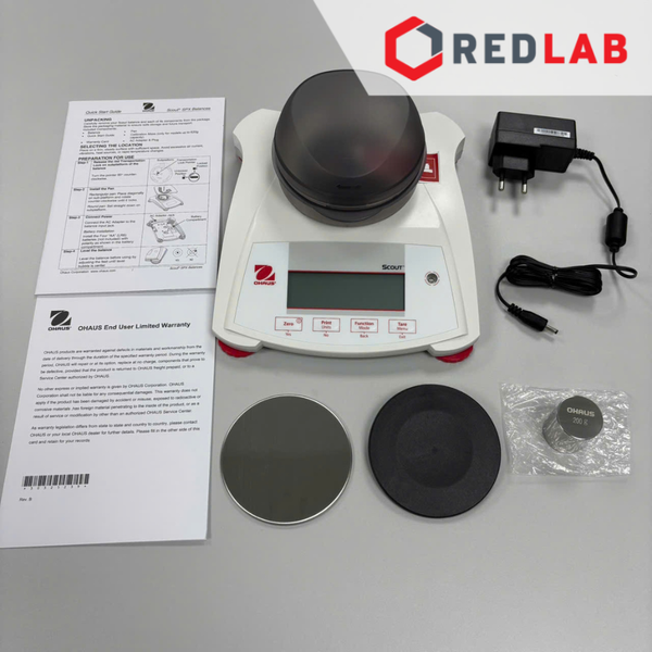 Cân phân tích điện tử 3 số lẻ hiện số 220g / 0.001g OHAUS SPX223 chuẩn ngoại, màn hình LCD, có VAT