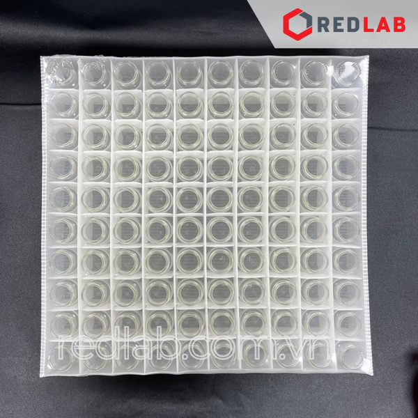 [Bộ 100 cái] MEMBRANE SOLUTIONS Chai thủy tinh vial 20ML 40ML trắng / nâu + Nắp vặn kín 24-400 septa 1.5mm, có VAT