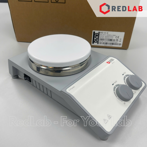 Máy khuấy từ gia nhiệt DLAB MS-H-S (8030211010) max 1500 rpm, 340°C, 20 lít H2O, Ø 135mm, có VAT