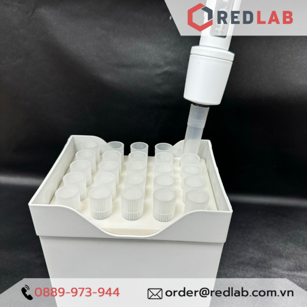 [Hộp 25 cái] Microtips (đầu típ - côn) trắng 10.000ul = 10ml Aptaca - 66005,  dạng Gilson/Brand, có VAT