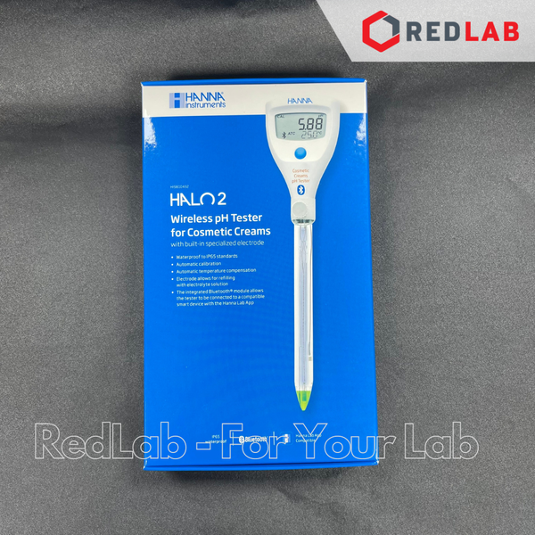 Bút đo pH và nhiệt độ HALO2 Bluetooth trong kem mỹ phẩm Hanna HI9810432, giá tốt, có VAT