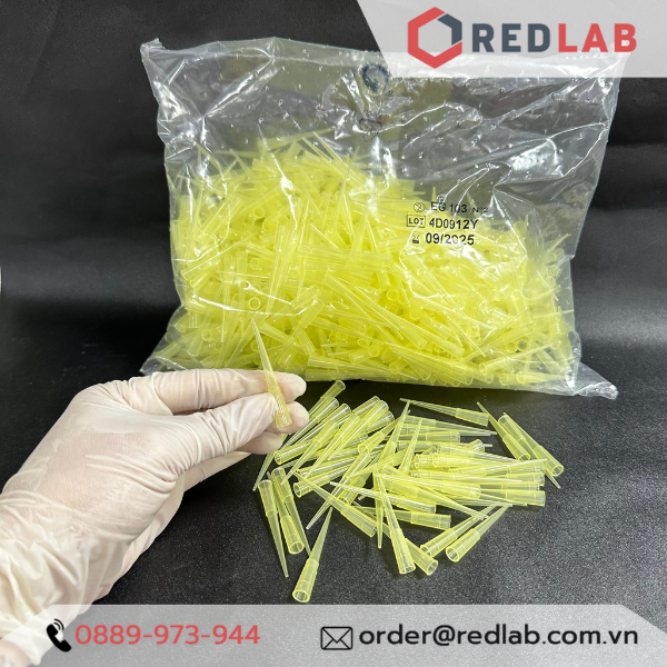 [Lẻ 100 cái] Đầu tip FL Medical trắng 10ul, vàng 200ul, xanh1000ul, universal microtip, có VAT