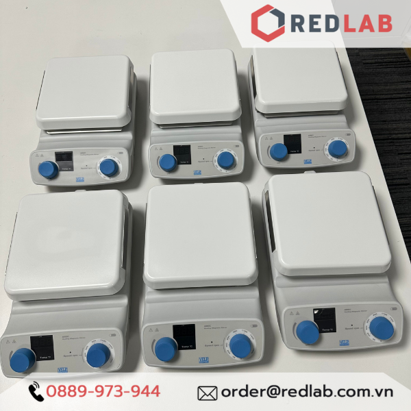 Máy khuấy từ gia nhiệt AREC (F20500551) hãng VELP - Ý, max 1500 vòng/phút 550°C 15 lít (H2O), có VAT