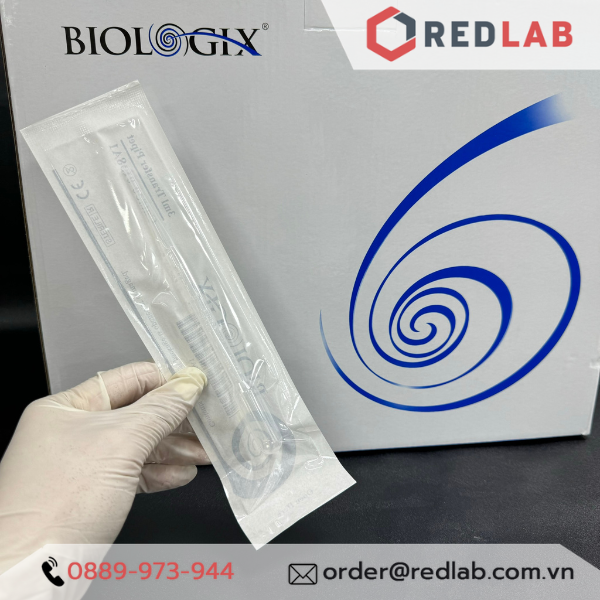 BIOLOGIX Pipet pasteur 3ml Tiệt Trùng từng cái, ống hút nhỏ giọt vô trùng, tổng dung tích 7.5ml, nhựa PE, 30-0138A1, có VAT