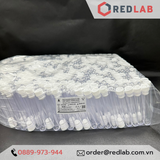 Ống nghiệm nhựa PS 5ml 12x75mm có nắp đậy trắng, không nhãn Hồng Thiện Mỹ, có VAT