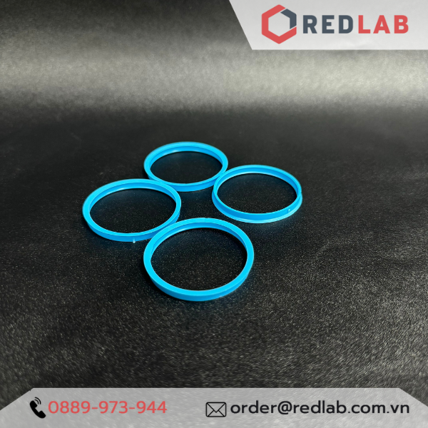 Phụ kiện cho Chai trung tính DURAN Youtility và Original: nắp vặn GL45, vòng đệm, vòng cổ silicon nhiều màu, có VAT