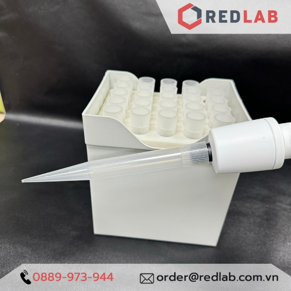 [Hộp 25 cái] Microtips (đầu típ - côn) trắng 10.000ul = 10ml Aptaca - 66005,  dạng Gilson/Brand, có VAT