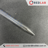 Pipet kẻ ISOLAB Class AS 1 2 5 10 20 25 50 ml, ống hút thủy tinh chia vạch thí nghiệm, có VAT