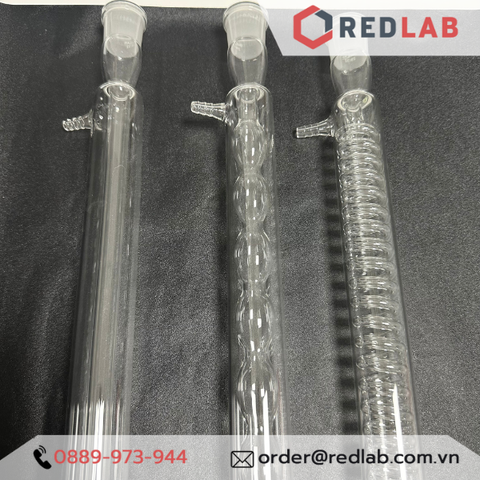 Ống sinh hàn thẳng, bóng, xoắn 400mm ONELAB-Redlab
