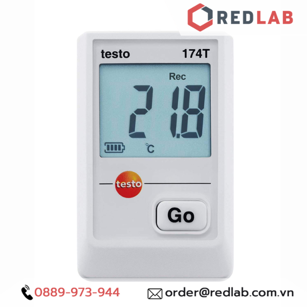  Máy đo nhiệt độ - nhiệt kế tự ghi -30 đến +70 °C - ĐỨC - Testo 174T (không bao gồm Interface), chính hãng, BH 12T, có VAT 