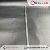 Pipet kẻ ISOLAB Class AS 1 2 5 10 20 25 50 ml, ống hút thủy tinh chia vạch thí nghiệm, có VAT