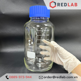 Chai trung tính Miệng Rộng GLS 80 DURAN 250 500 1000 2000 ml, chịu nhiệt hấp tiệt trùng, có VAT