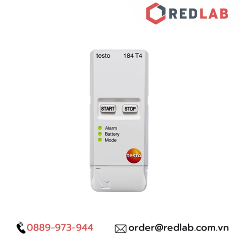 Máy đo nhiệt độ - độ ẩm tự ghi -80 đến +70 °C - Đức - Testo 184 T4- Redlab