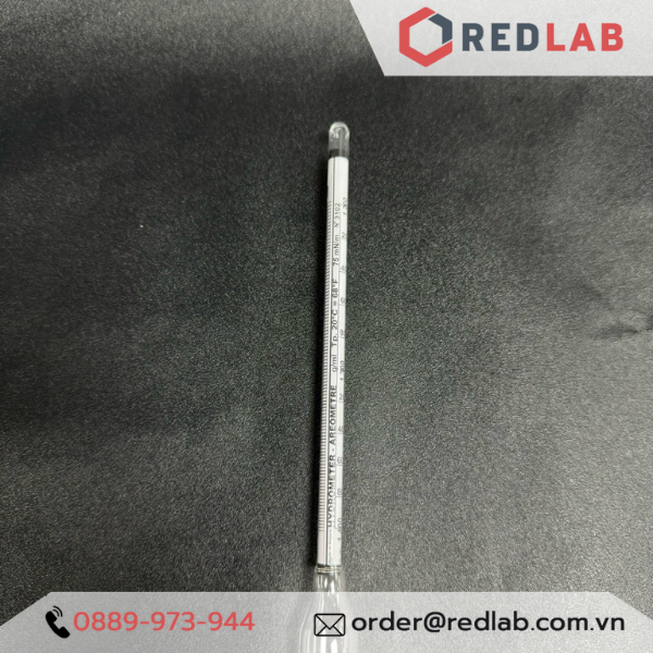 Tỷ trọng kế 1.300-1.400 : 0.001 g/ml Tp 20°C hãng Alla, Hydrometer code 3010FG130/20-qp, có VAT